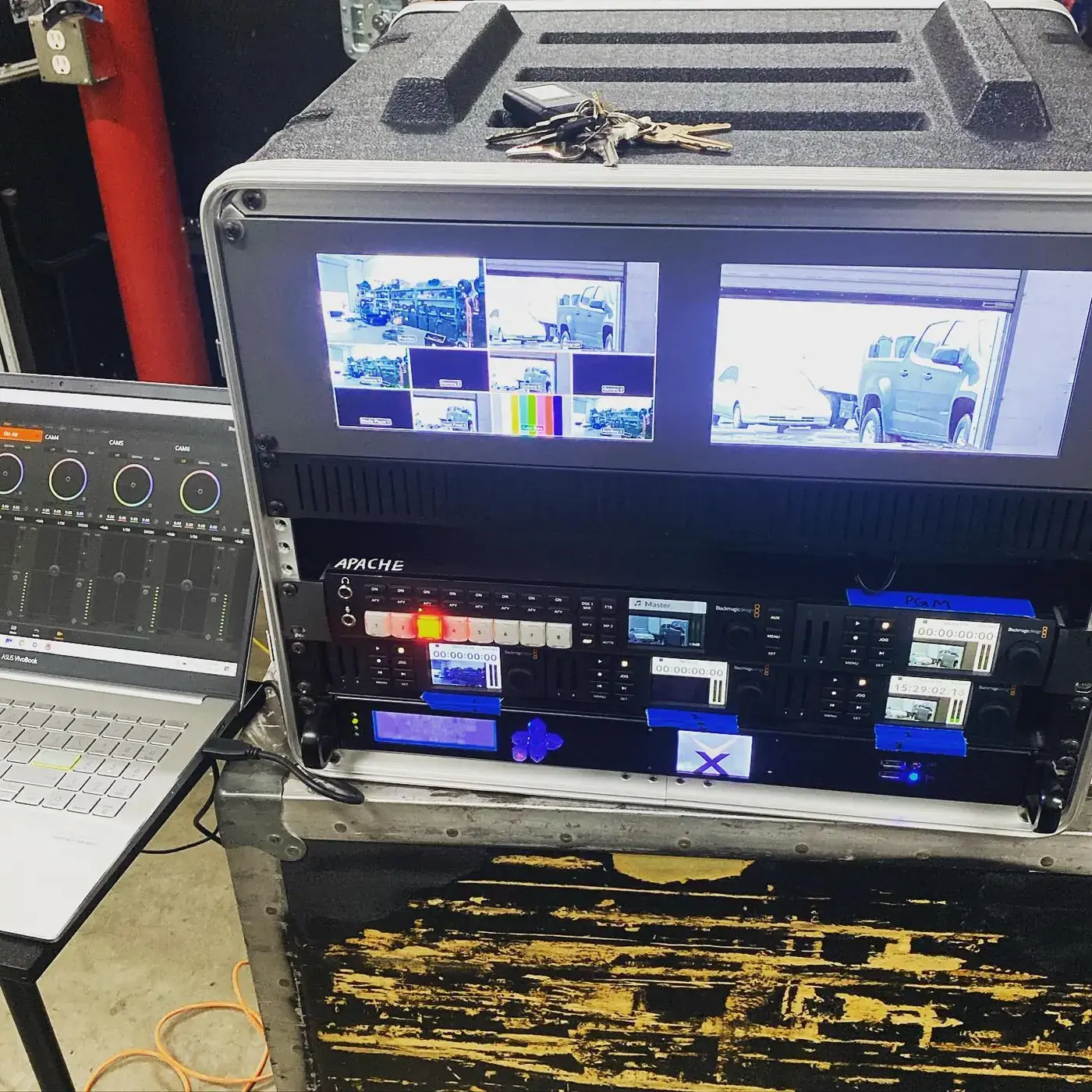 Holley Video record rack