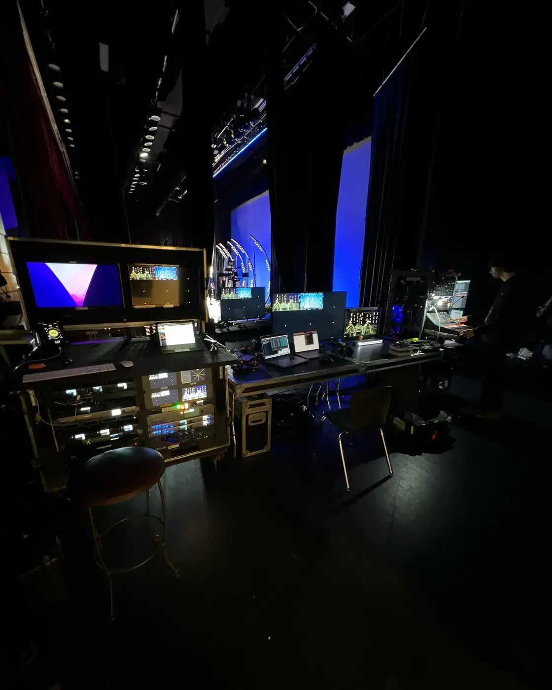 Clean stage setup