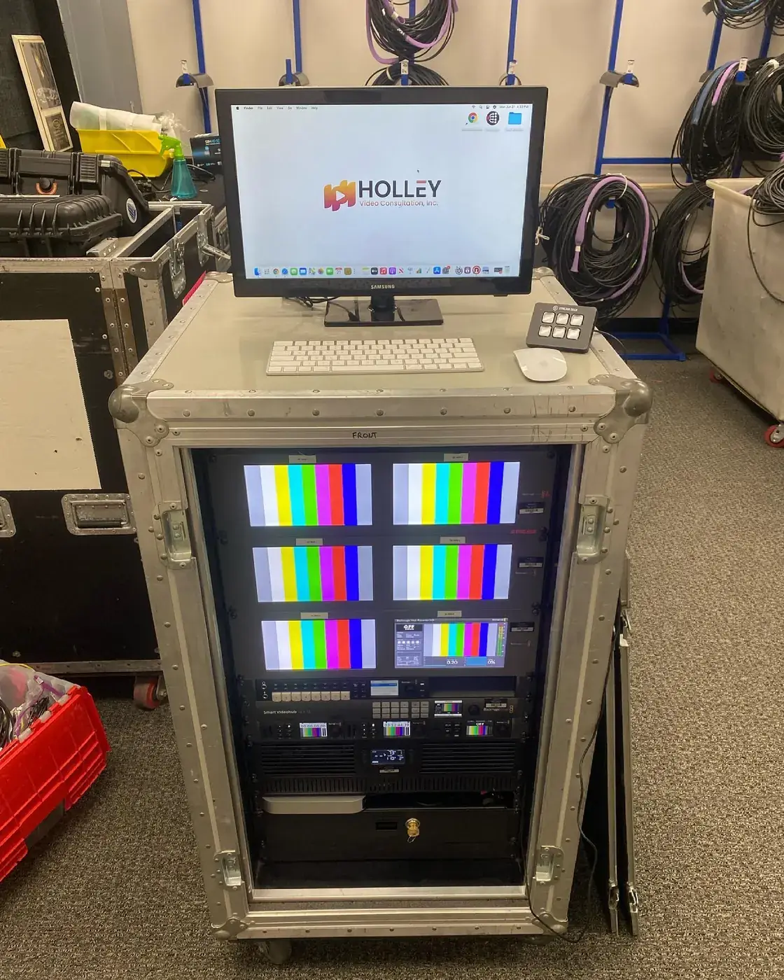 Turnkey live stream rack